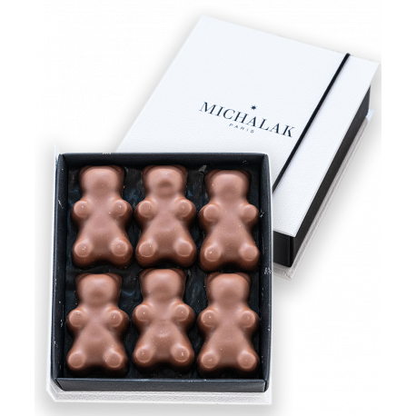 COFFRET OURSONS GUIMAUVE CHOCOLAT LAIT